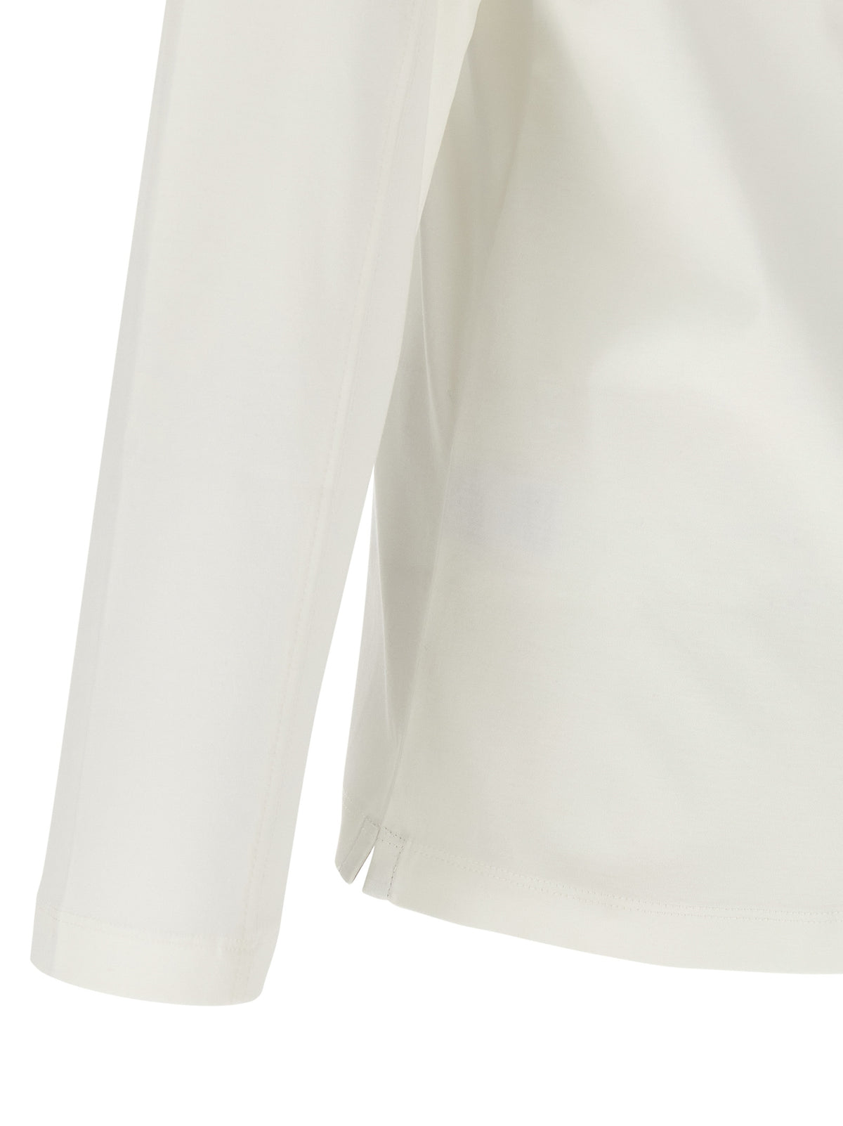 T-shirt en coton blanc Brunello Cucinelli