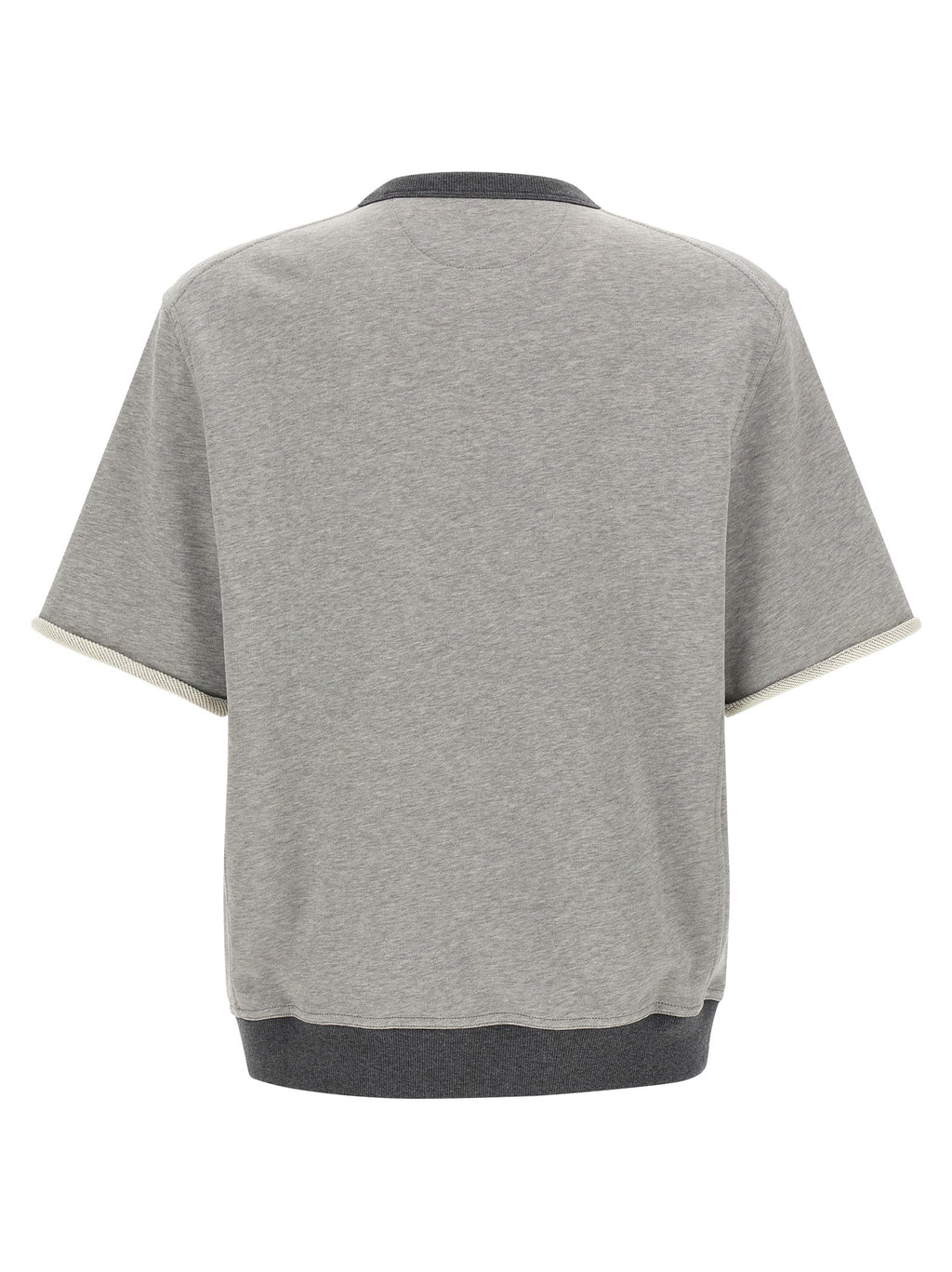 Brunello Cucinelli Grau Baumwoll-Sweatshirt