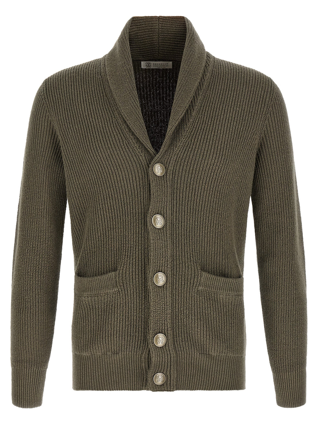 Brunello Cucinelli Bicolor-Baumwoll-Cardigan