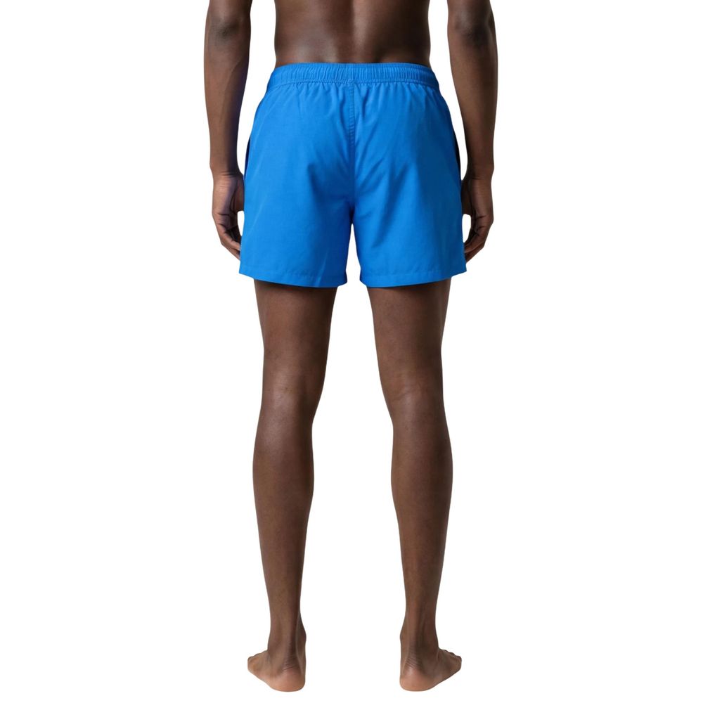 EA7 Emporio Armani Badeshorts aus blauem Polyester