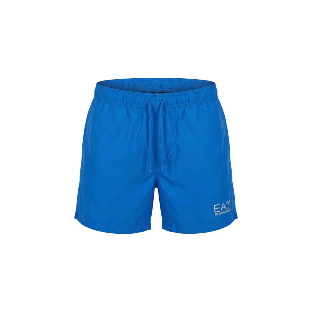 EA7 Emporio Armani Badeshorts aus blauem Polyester