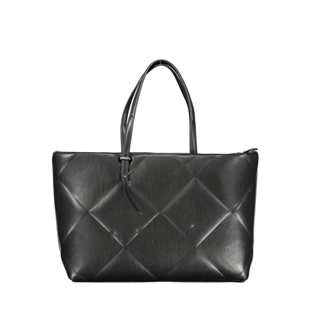 Calvin Klein Schwarze Polyester Handtasche