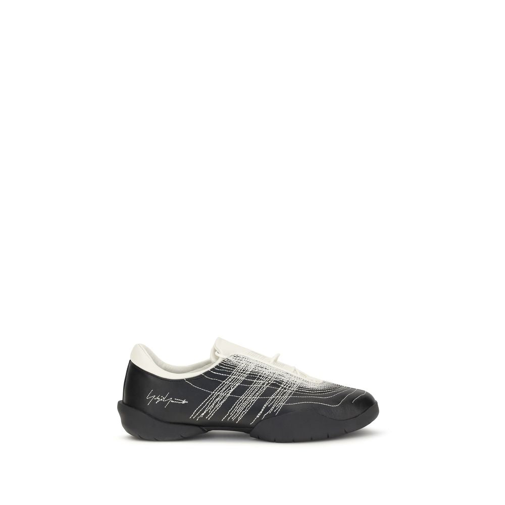 Y-3 Schwarze Gummi-Sneaker