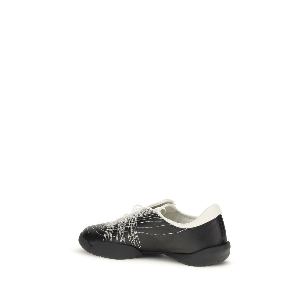 Y-3 Schwarze Gummi-Sneaker