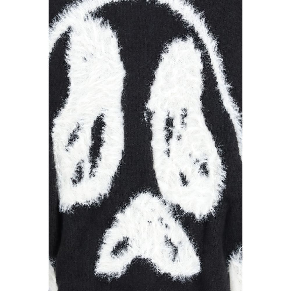 Y-3 Cardigan aus schwarzem Polyamid