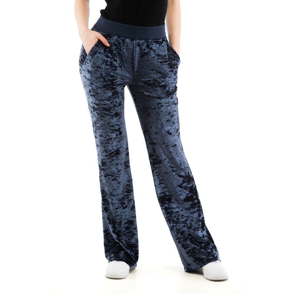 Moschino Blaue Freizeithose aus Polyester