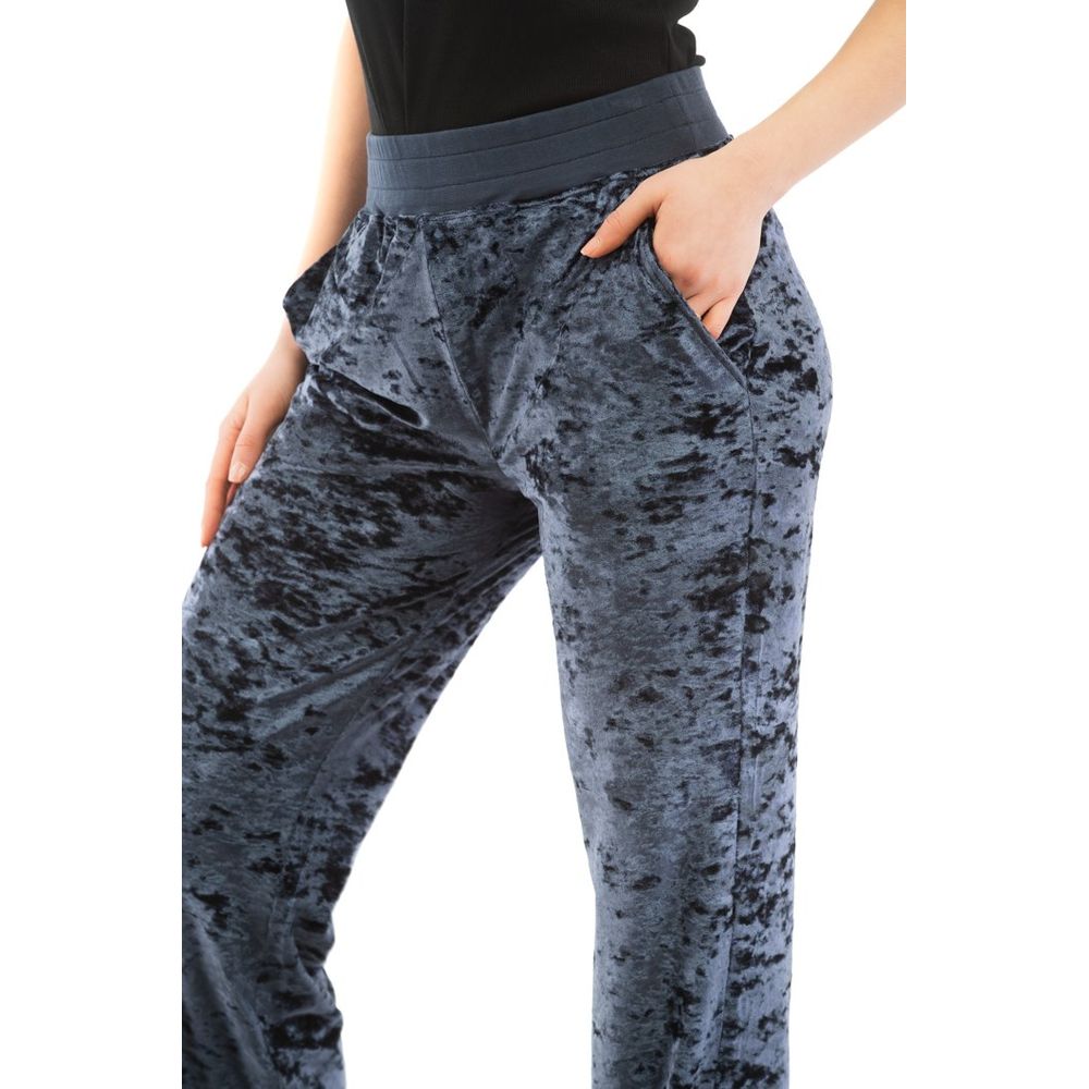 Moschino Blaue Freizeithose aus Polyester