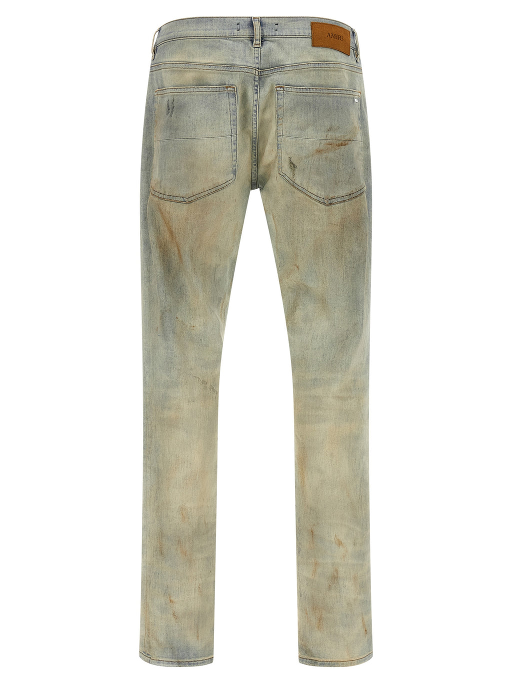 Amiri Beige Cotton Jeans Denim