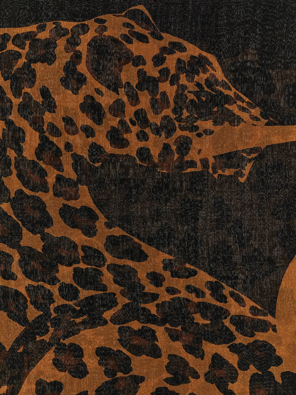 Saint Laurent Foulard aus schwarzer Wolle
