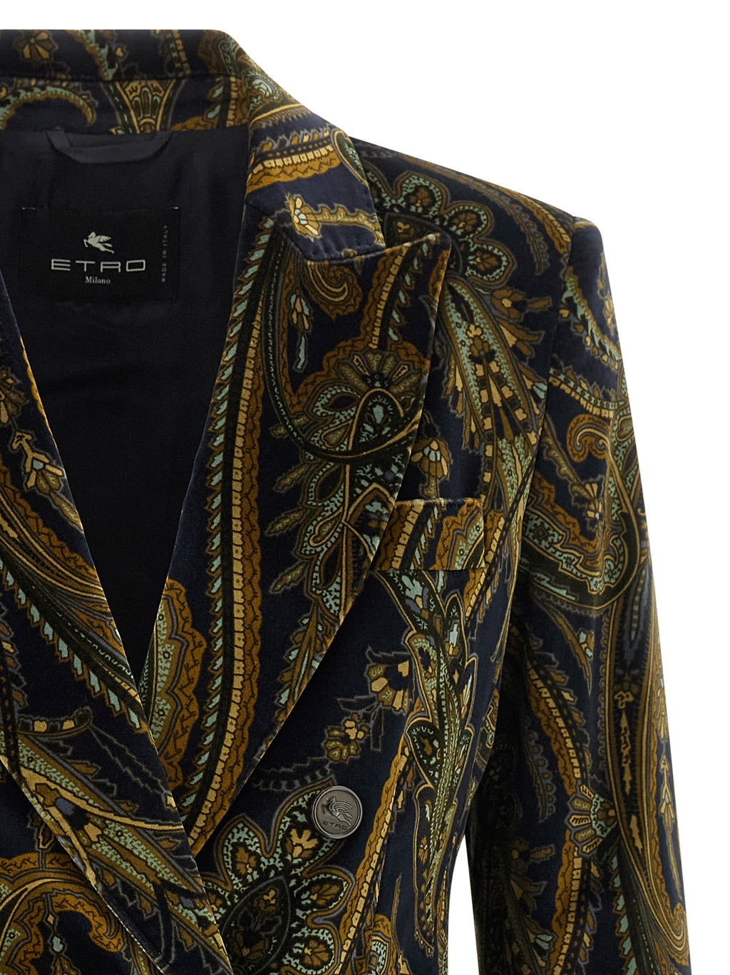Etro Blauer Baumwollblazer