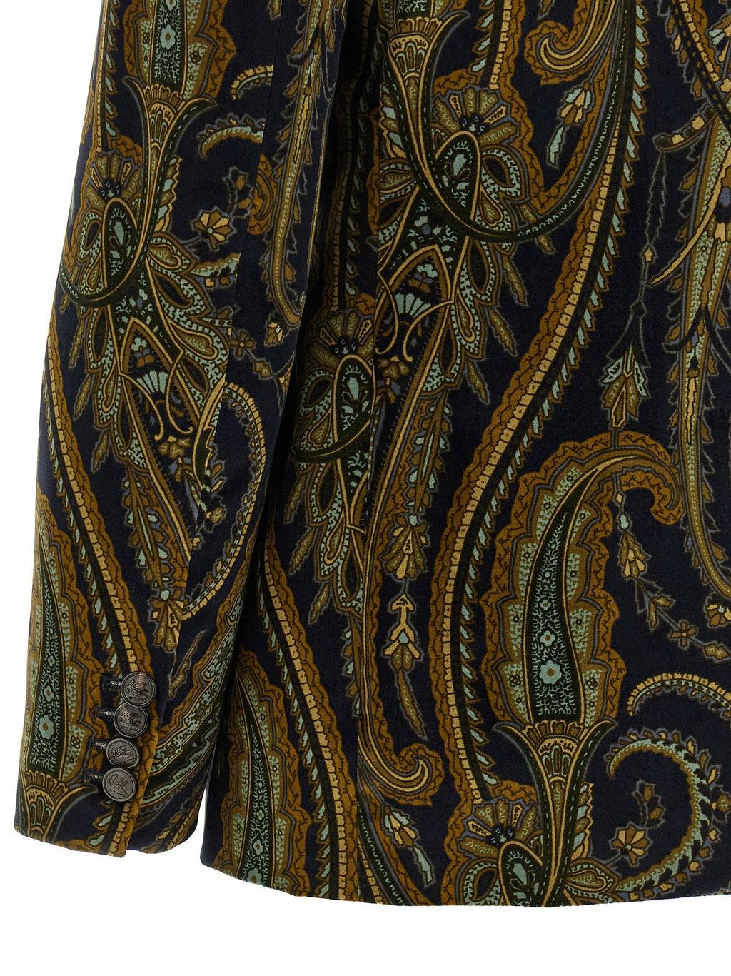 Etro Blauer Baumwollblazer