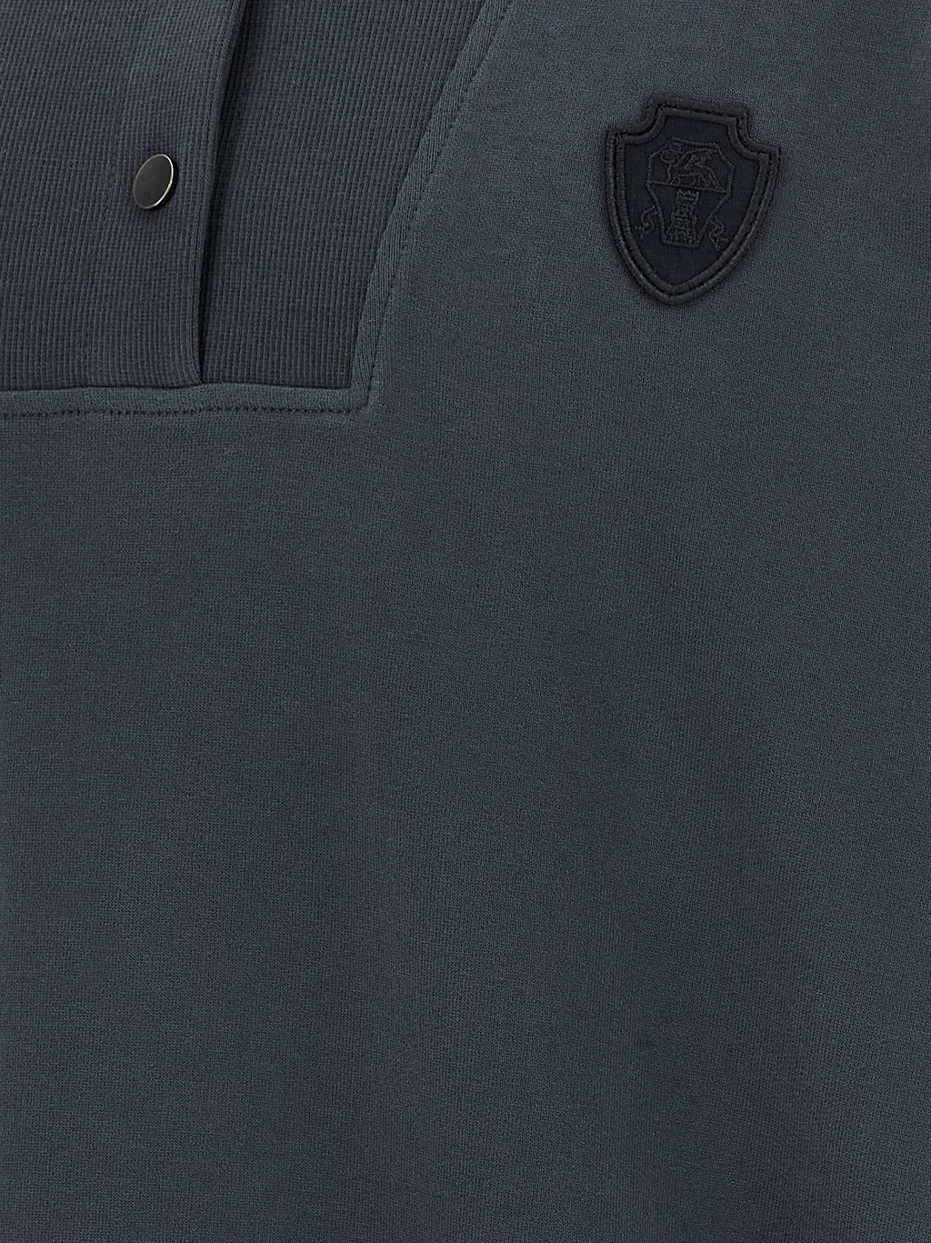 Brunello Cucinelli Blaues Baumwoll-Sweatshirt