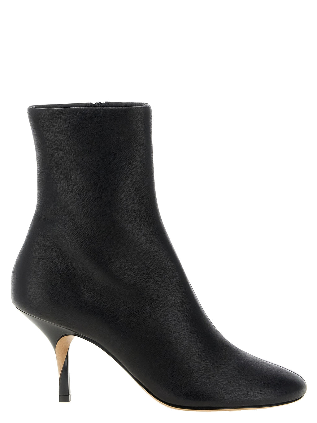 Jacquemus Schwarze Ankle Boots aus Lammleder
