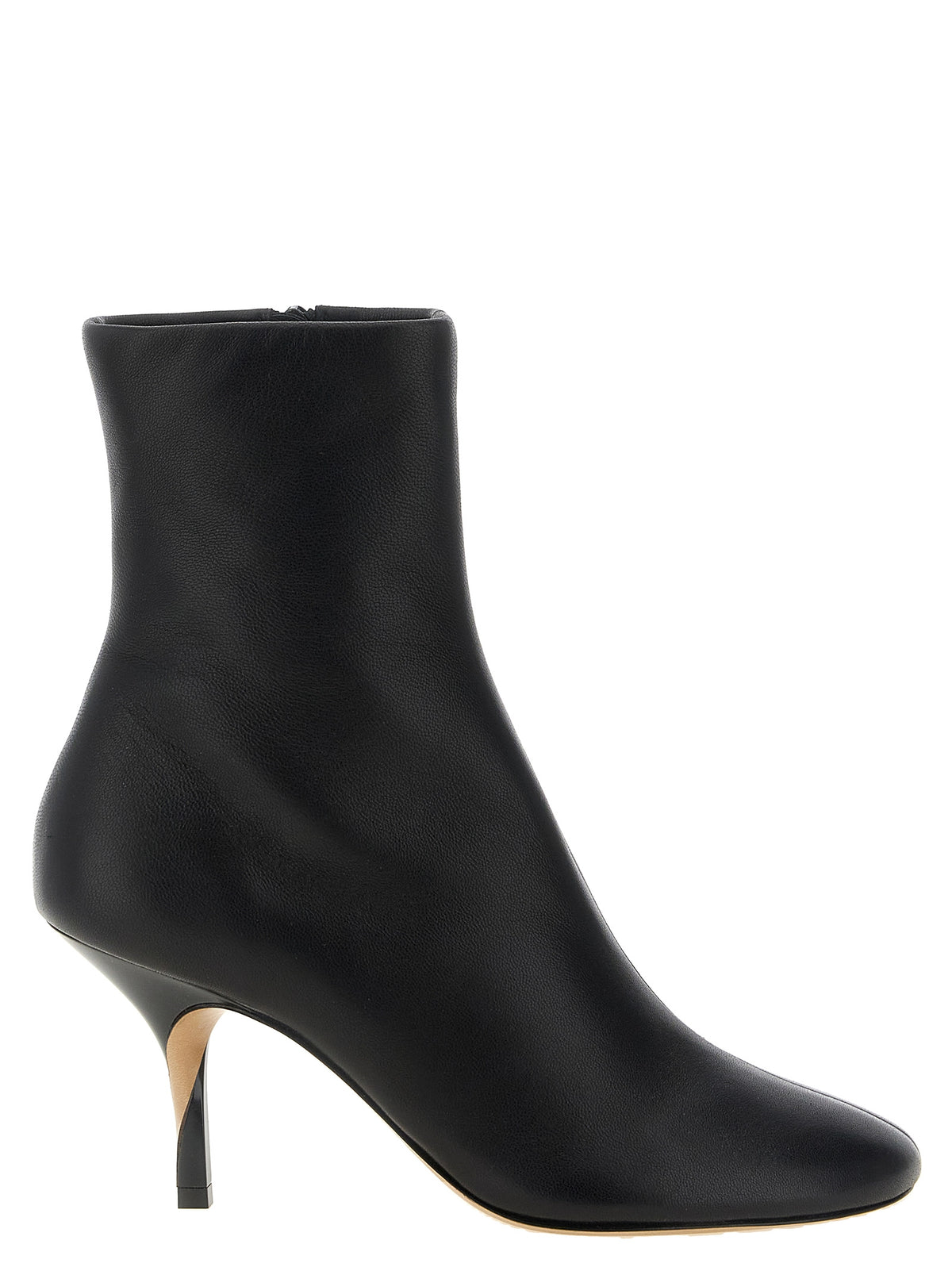 Jacquemus Schwarze Ankle Boots aus Lammleder