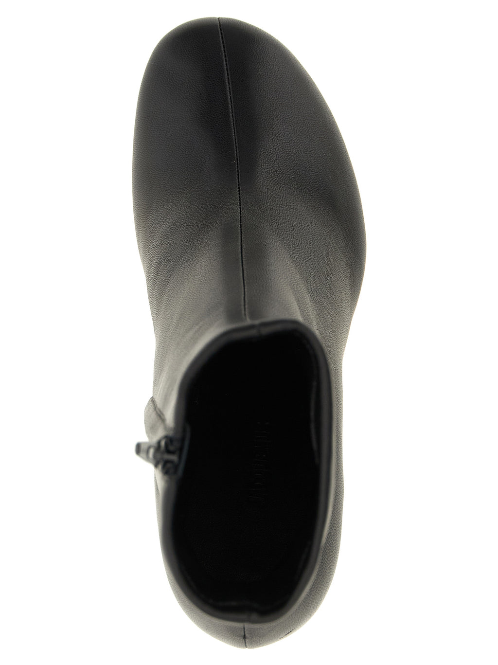 Jacquemus Schwarze Ankle Boots aus Lammleder