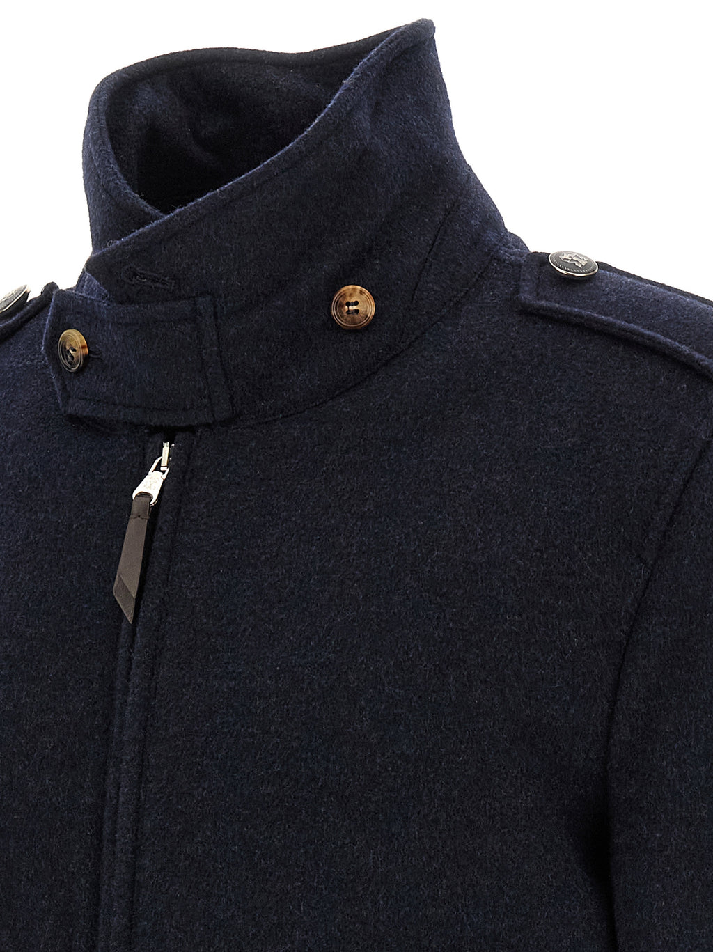 Brunello Cucinelli Bomberjacke aus blauem Kaschmir