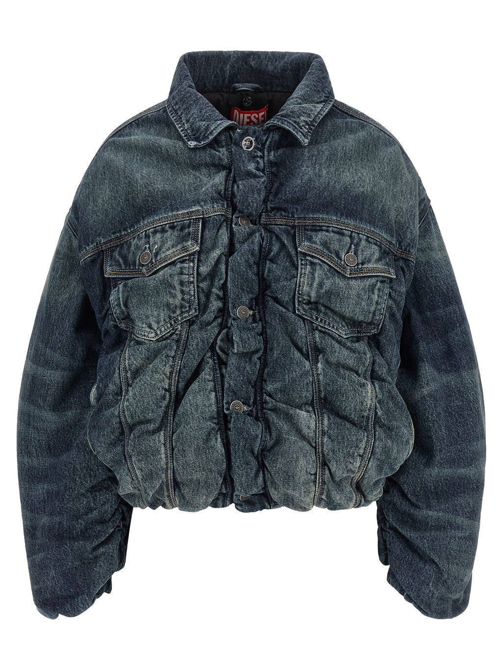 Diesel Blue Cotton Denim Jacket