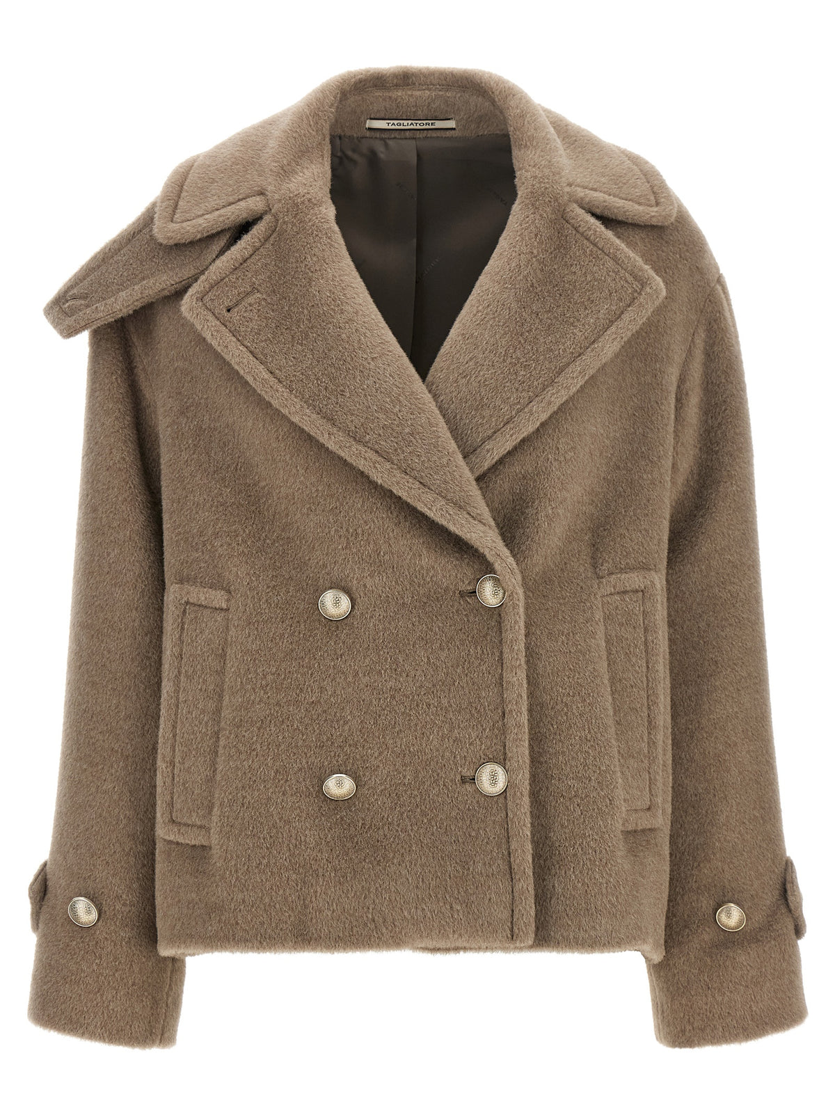 Tagliatore Beige Wool Coat
