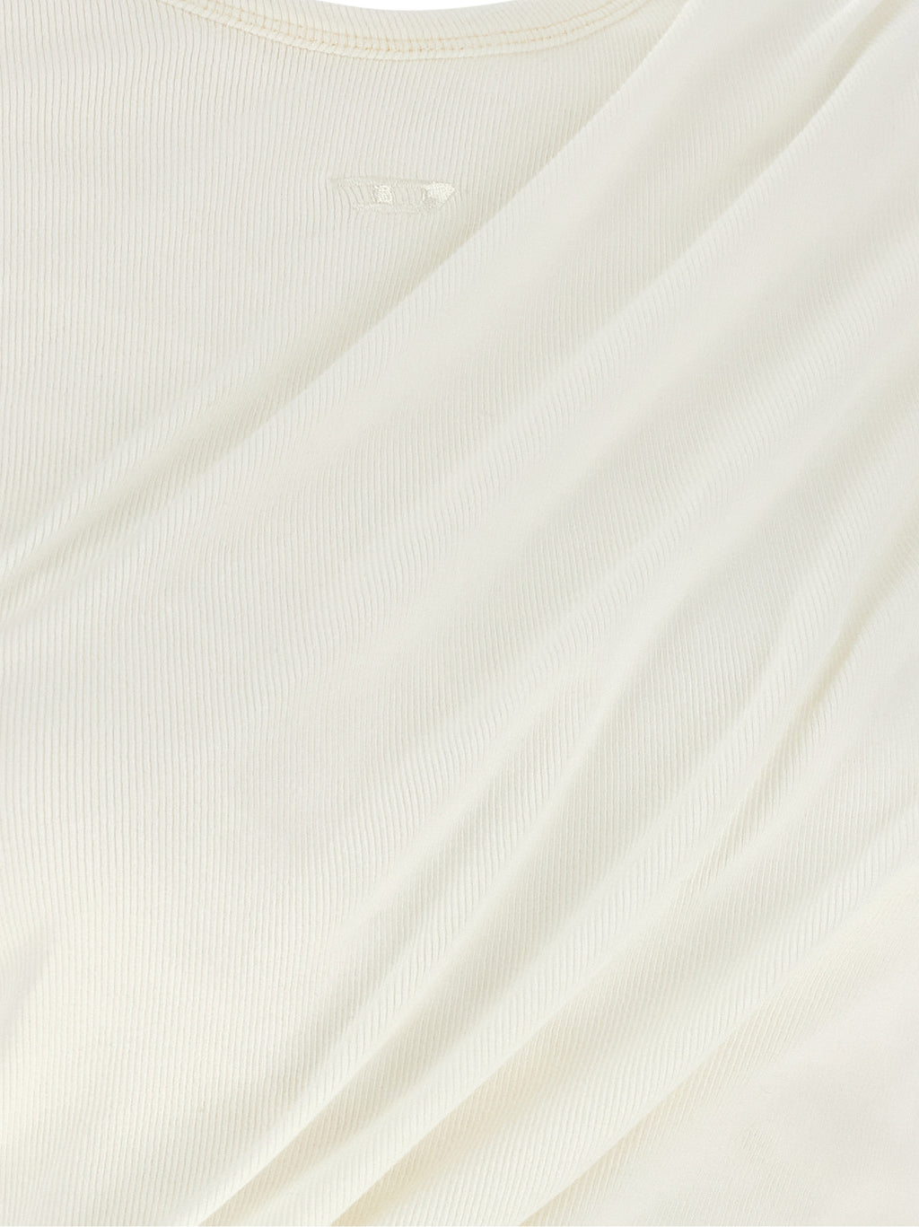 Diesel White Cotton Long Sleeve T-Shirt