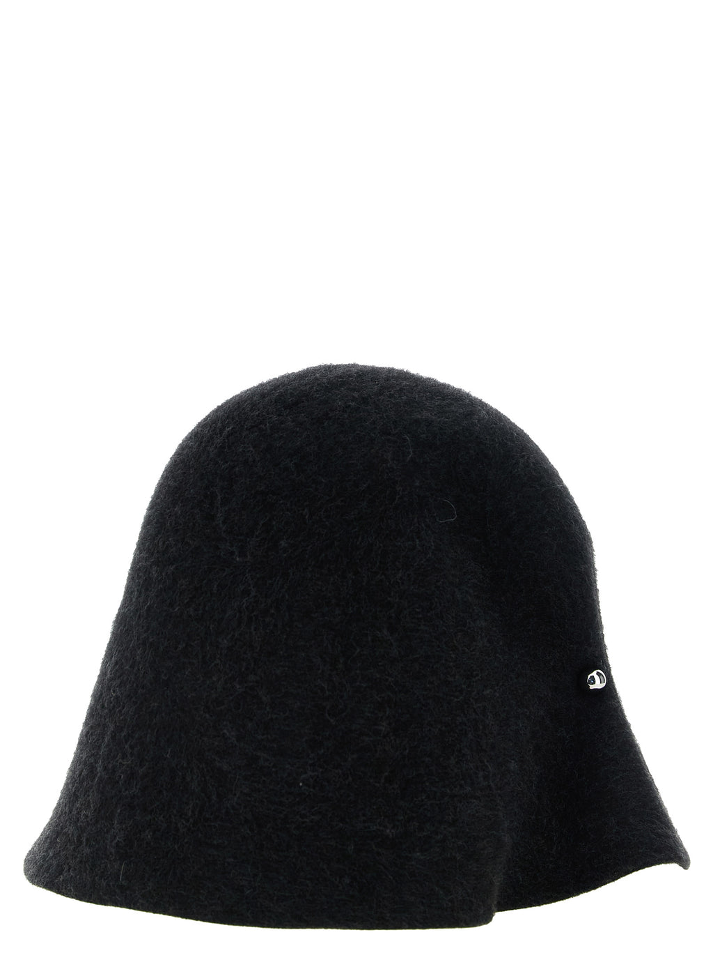 Jacquemus Schwarze Merinowollmütze
