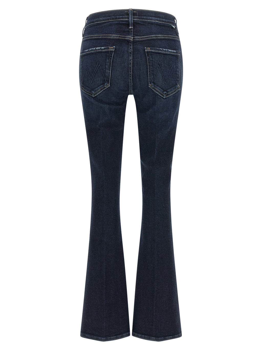 Mother Denim blaue ausgestellte Jeans aus Baumwolle