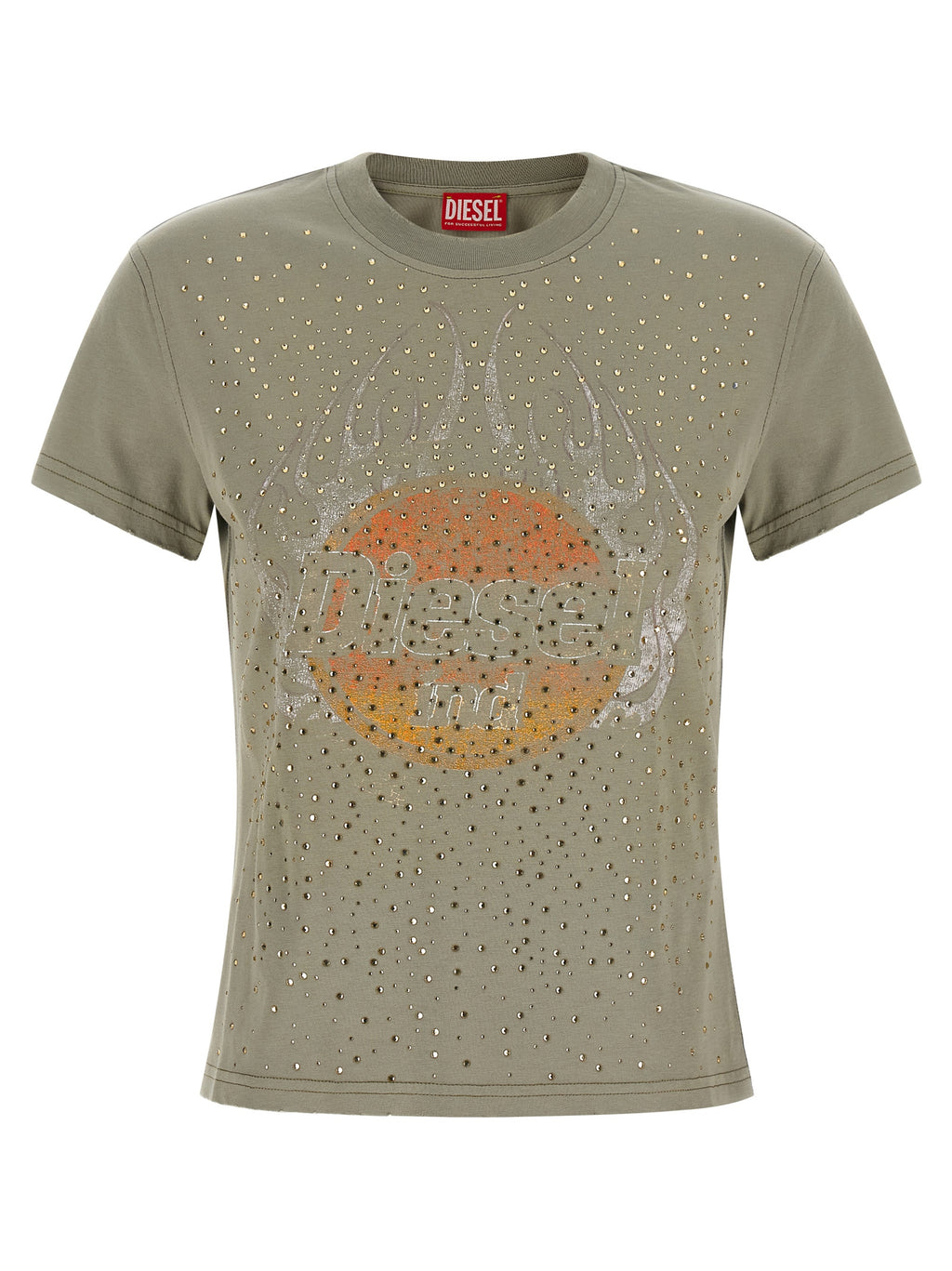 Diesel Bicolor Cotton T-Shirt