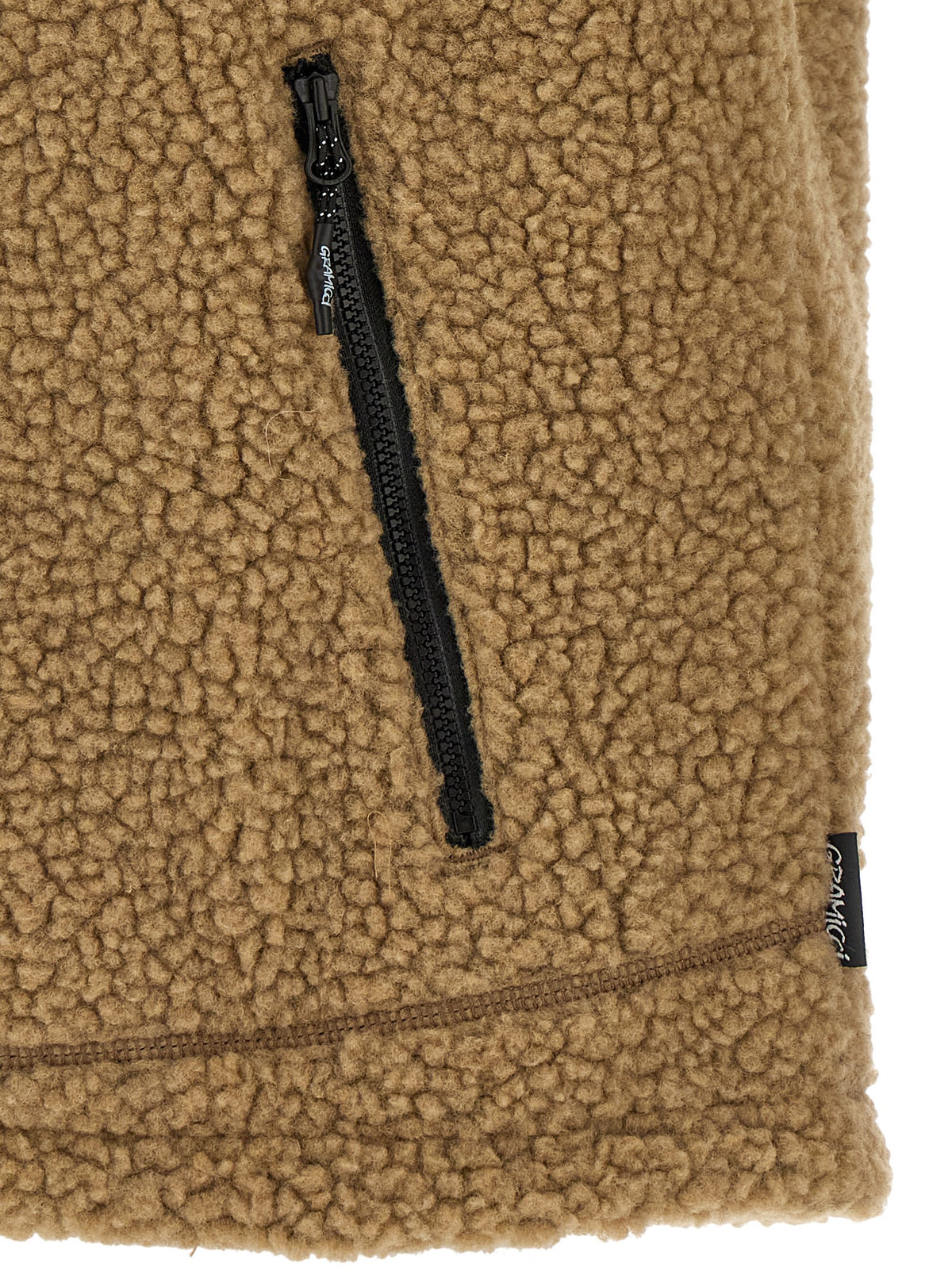 Gramicci Beige Polyester Sleeveless Jacket