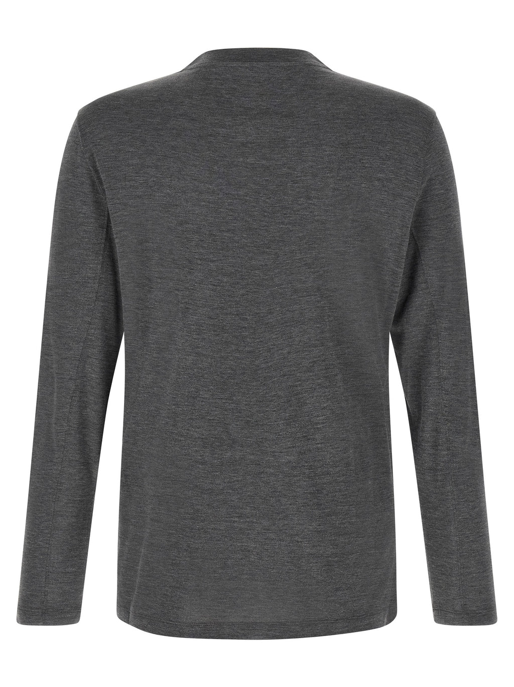 Brunello Cucinelli graues Seiden-T-Shirt