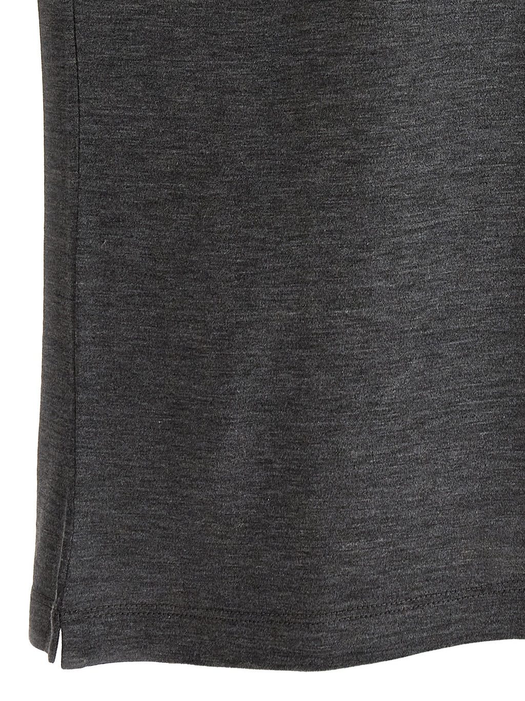 Brunello Cucinelli graues Seiden-T-Shirt