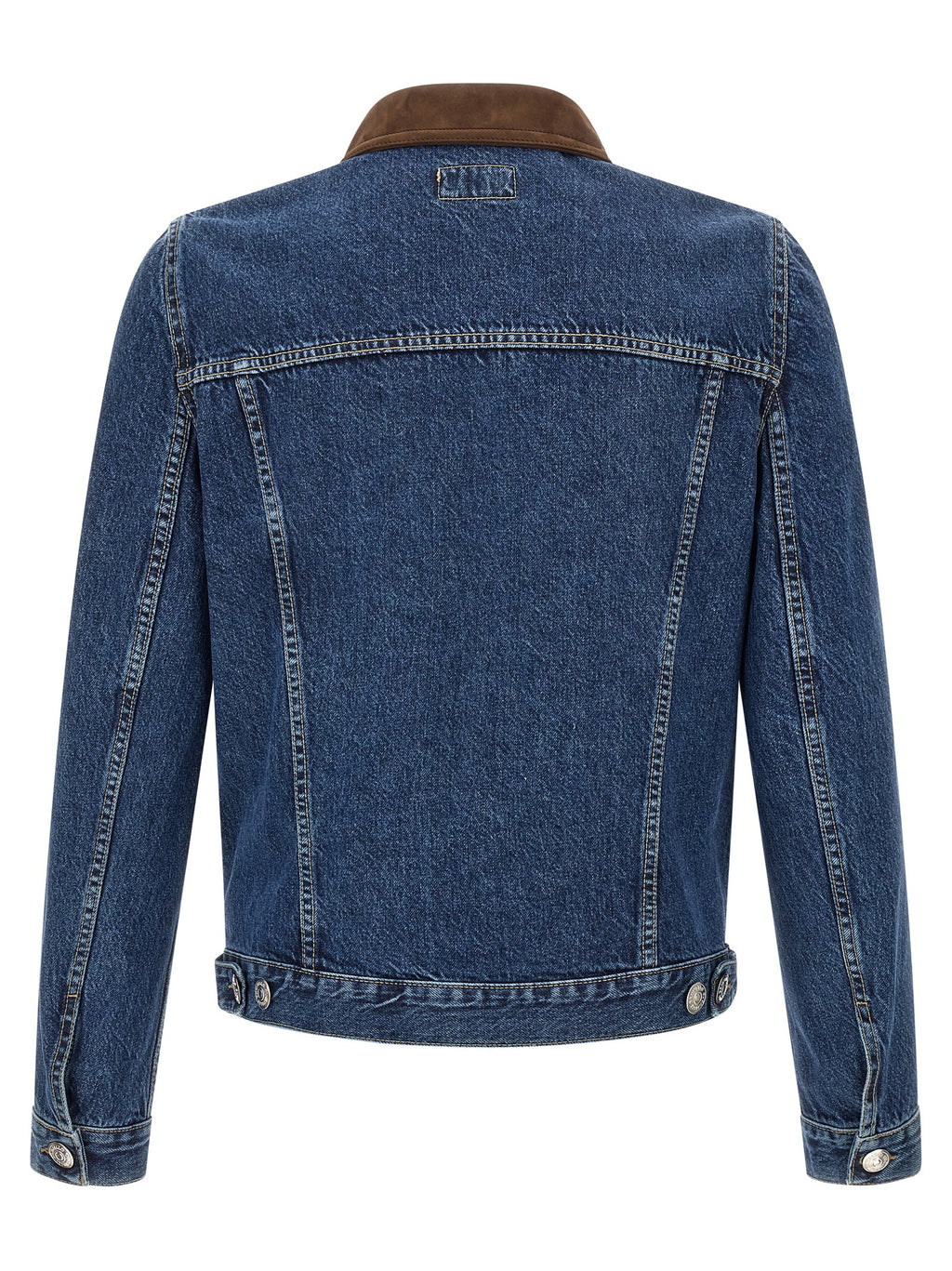 Brunello Cucinelli Blue Cotton Denim Jacket