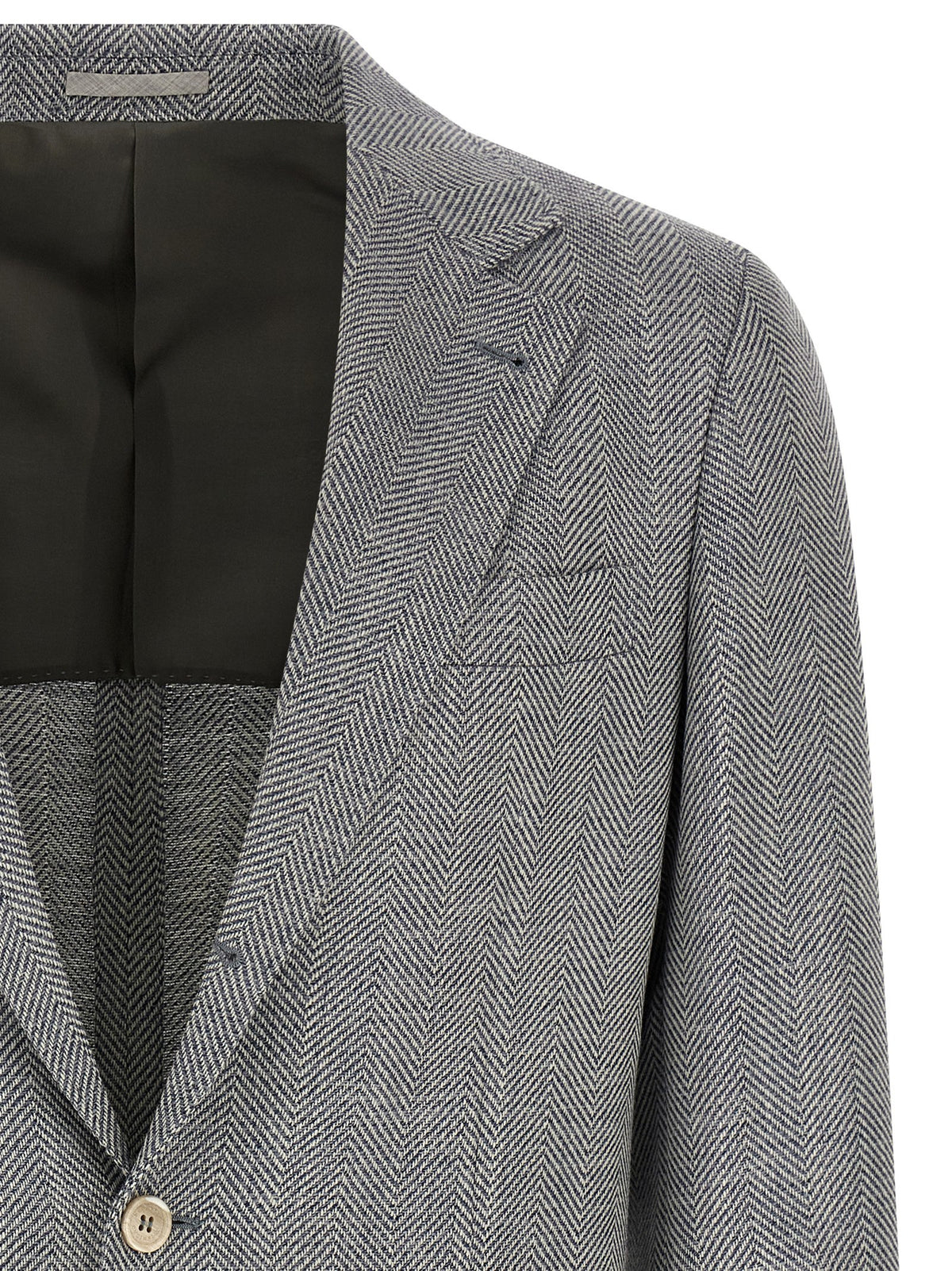 Brunello Cucinelli Blazer aus grauer Wolle