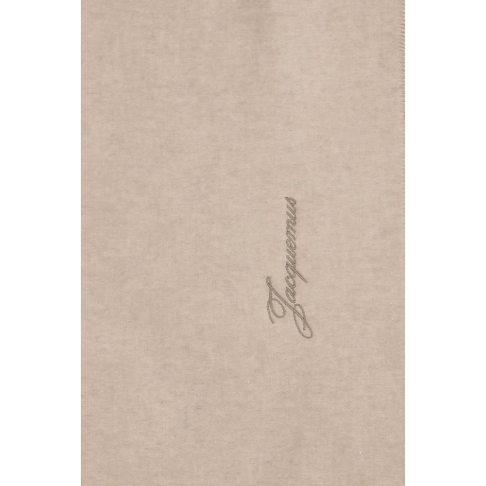 Jacquemus Beige Wool Oves Aries Scarf