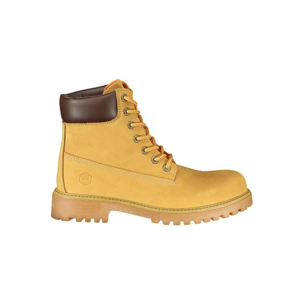 Lumberjack Yellow Polyester Ankle Boots