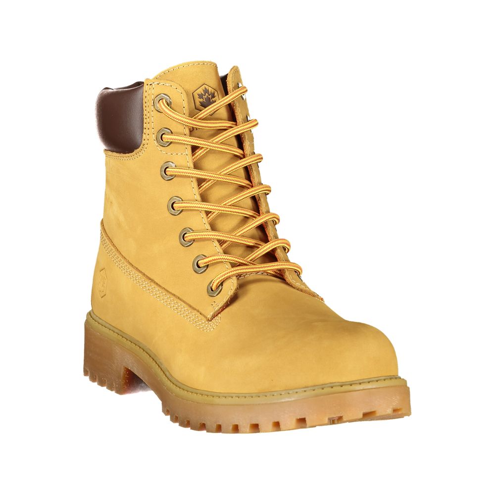 Lumberjack Yellow Polyester Ankle Boots