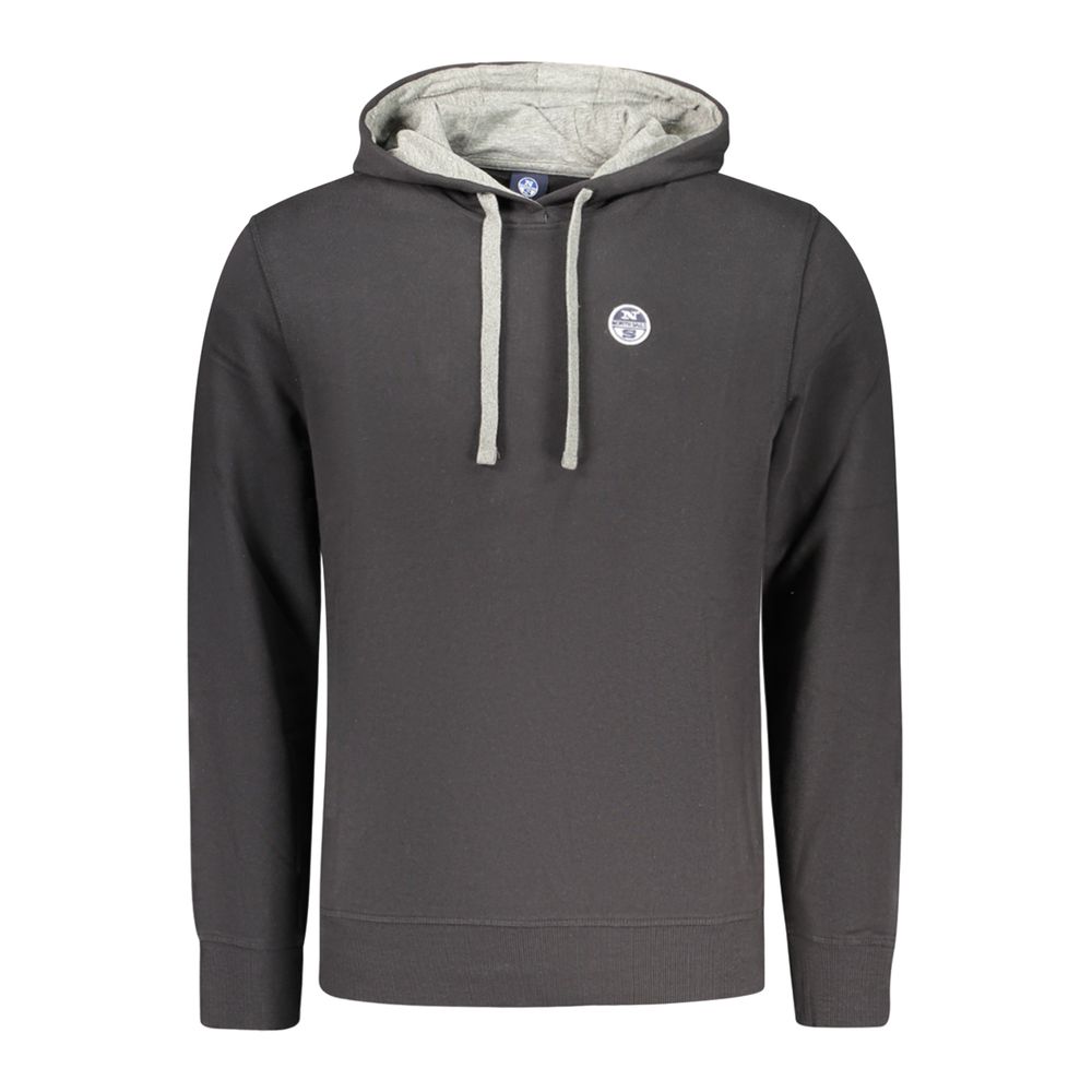 North Sails Black Cotton Sweatshirt