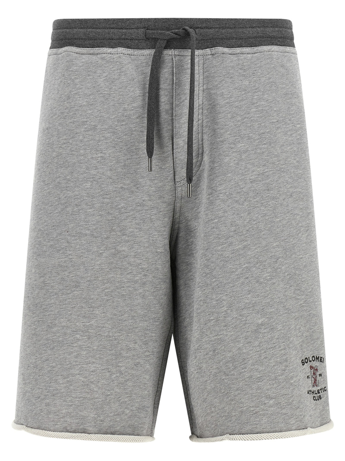 Brunello Cucinelli Gray Cotton Bermuda Shorts