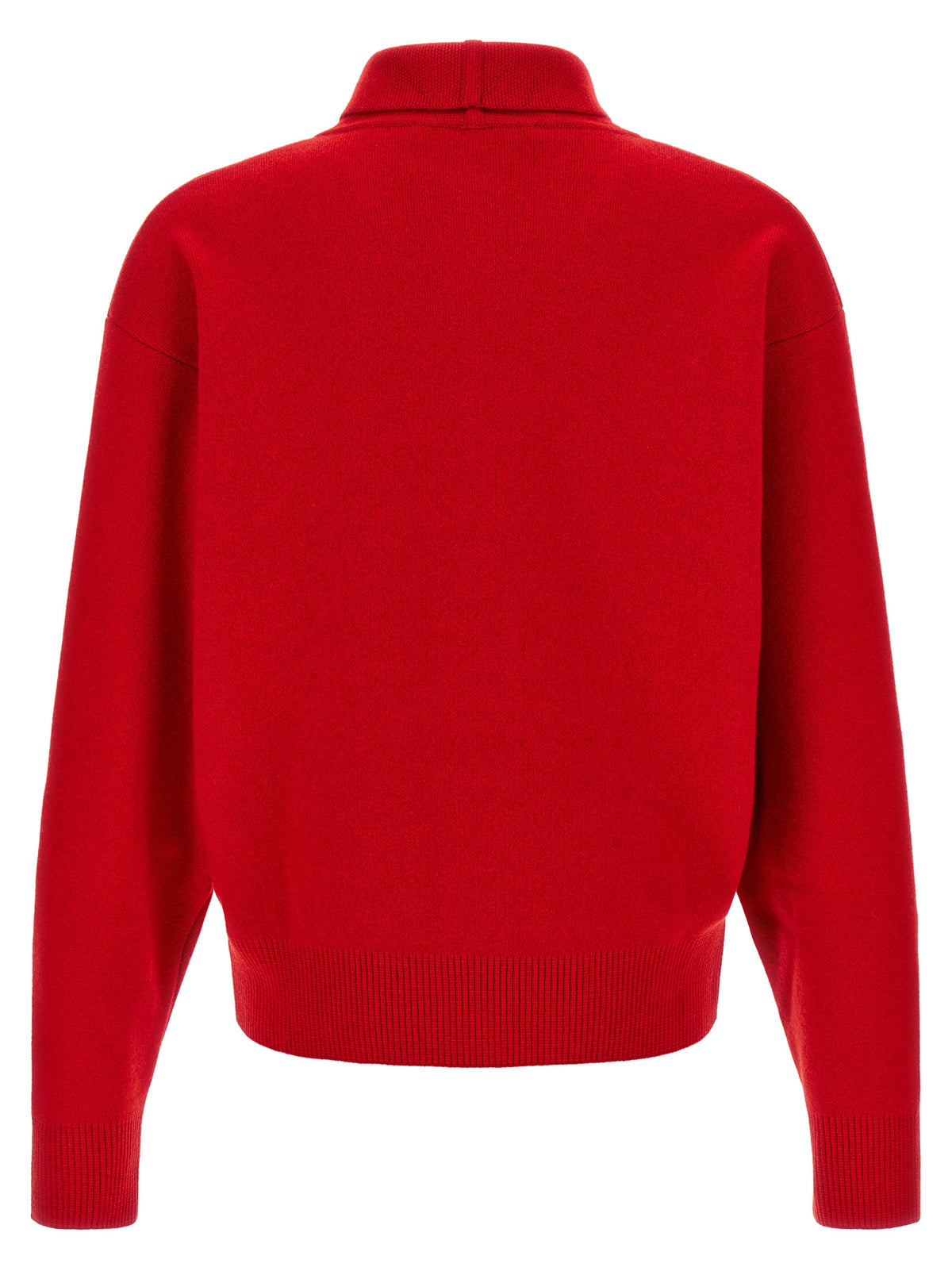 Jacquemus Red Merino Wool Cardigan