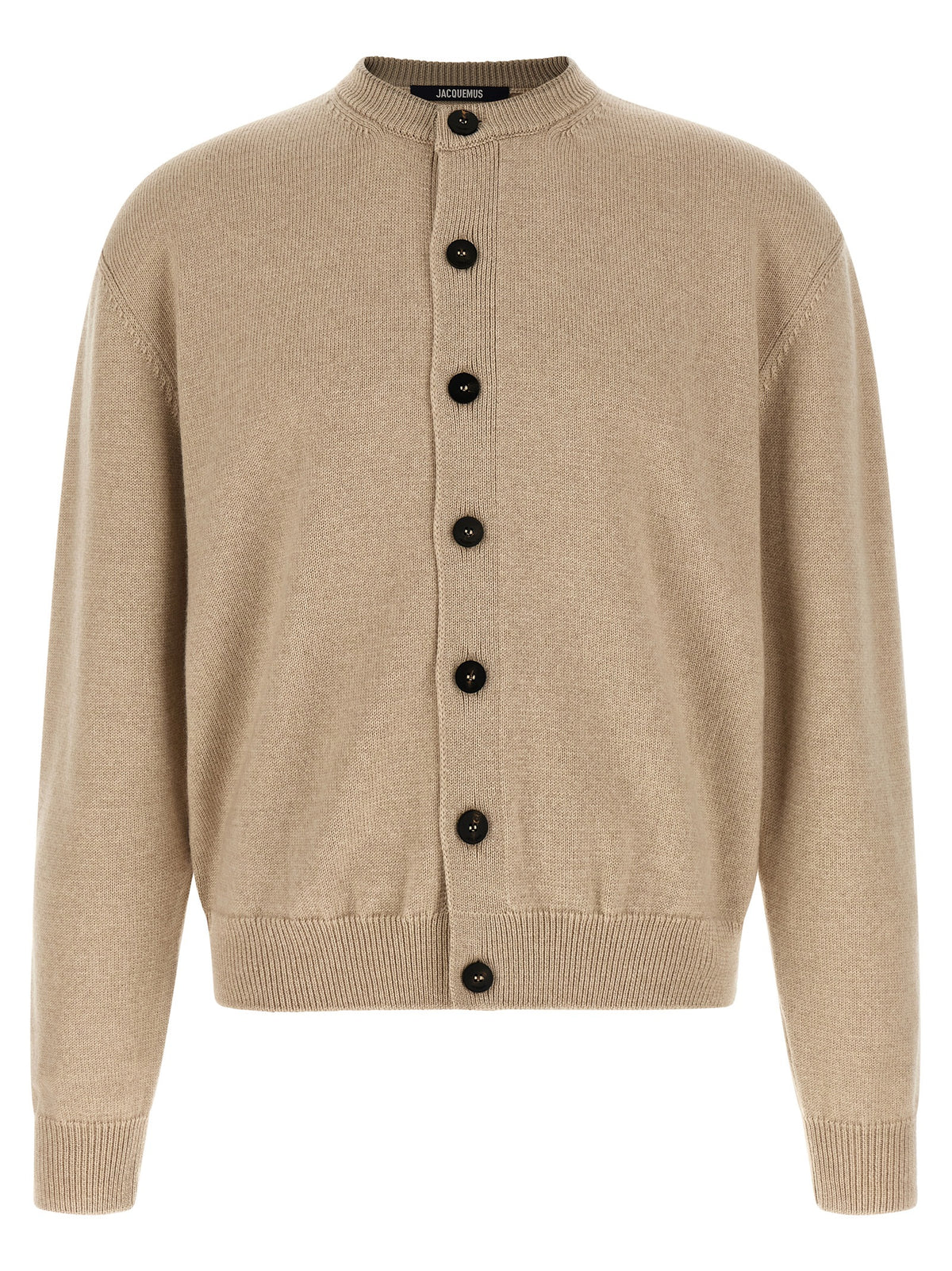 Jacquemus Beige Merino Wool Cardigan