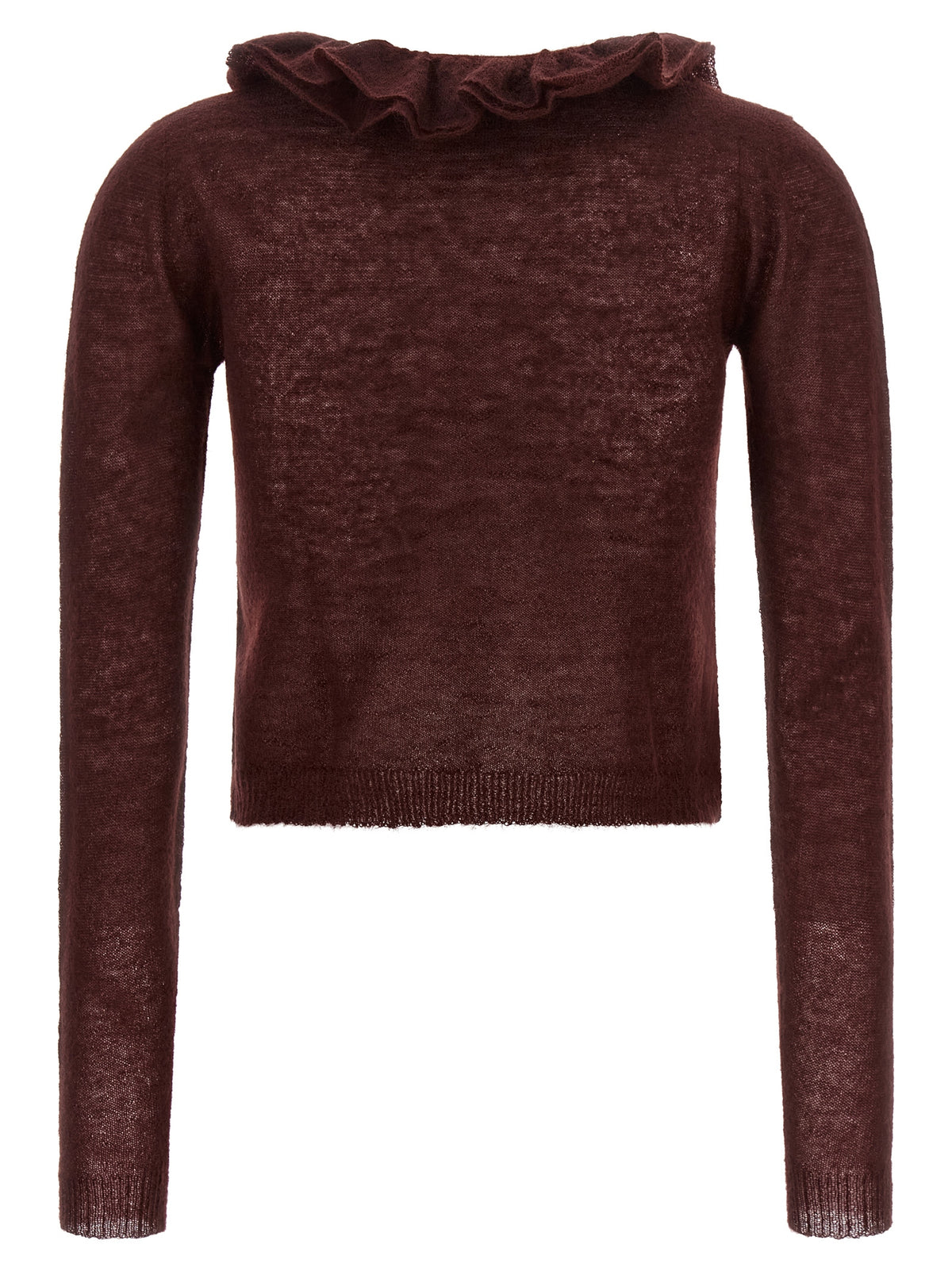 Alberta Ferretti Bordeaux Polyamide Cardigan