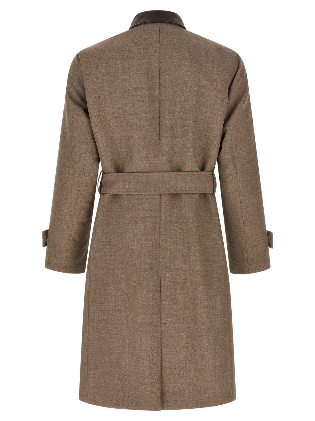 Lardini Beige Virgin Wool Coat