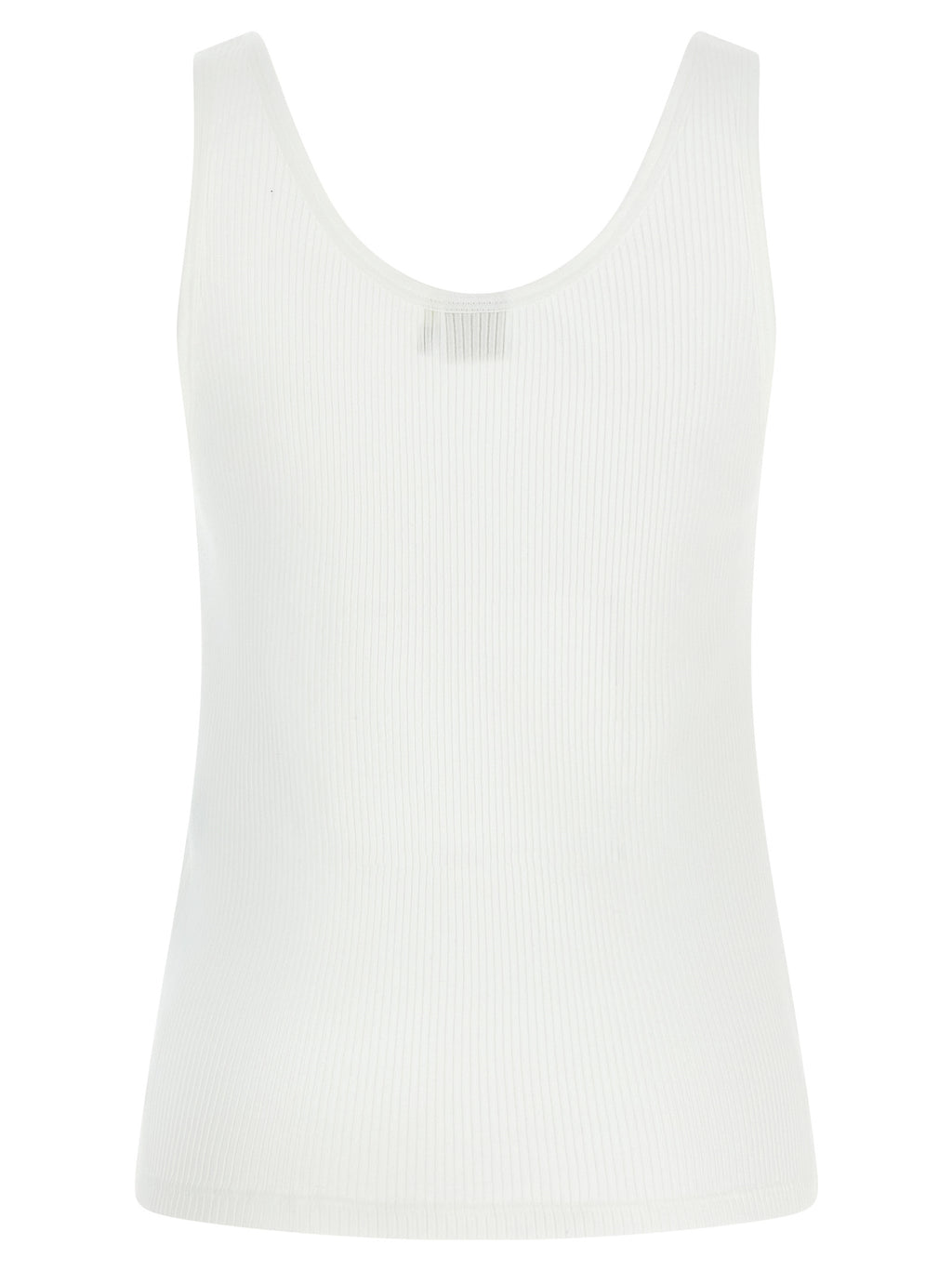 Chloé White Cotton Tank Tops
