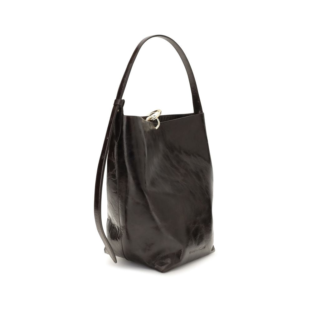 Benedetta Bruzziches Black Calf Leather Bos Taurus Shoulder Bag