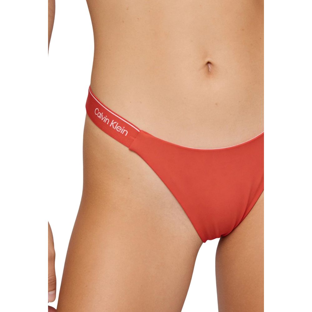 Calvin Klein Jeans Orange Recycled Polyester Bikini