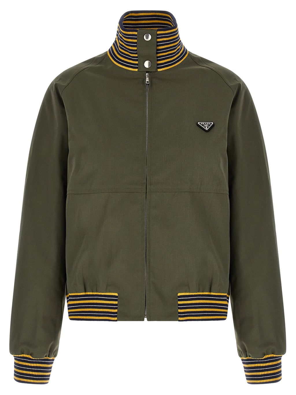 Prada Bicolor Polyester Bomber