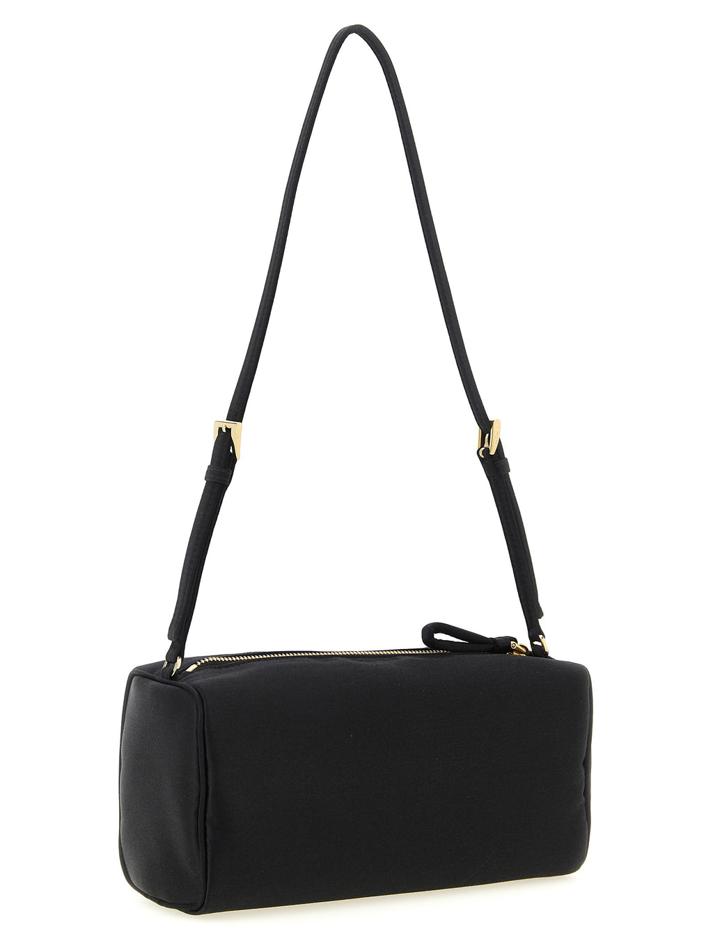 Prada Schultertasche aus schwarzer Viskose