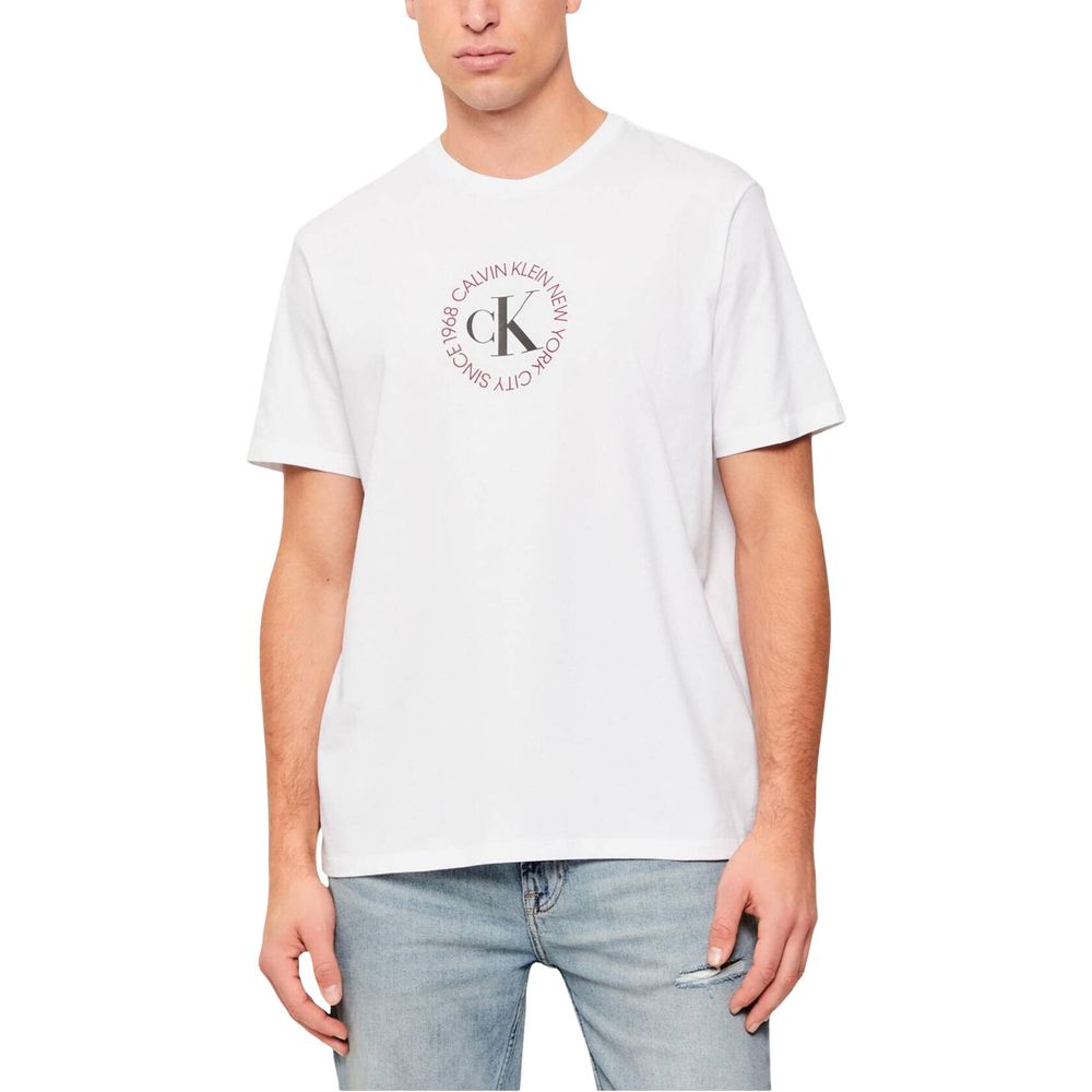 T-shirt en coton blanc Calvin Klein Jeans