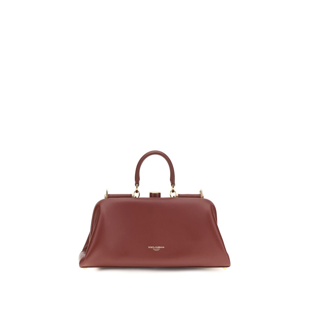 Dolce & Gabbana Handtasche aus rotem Lammleder (Ovis Aries)