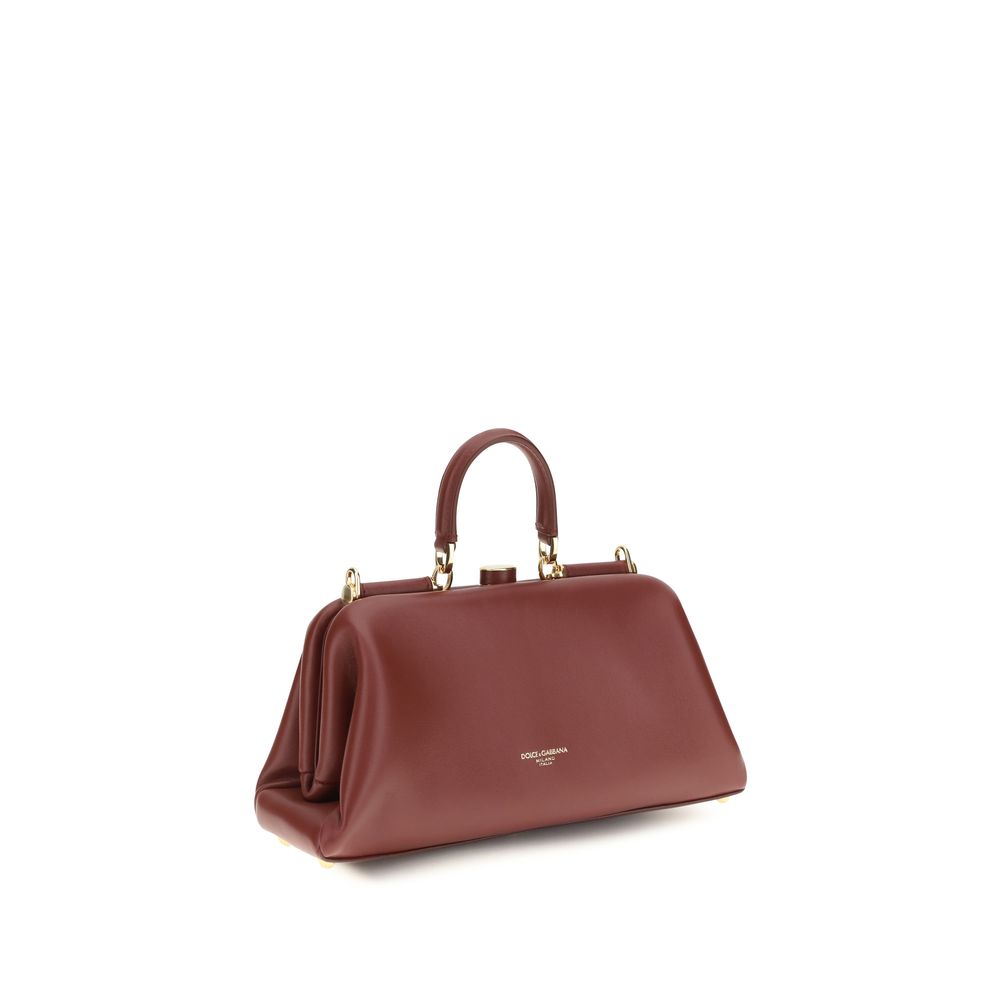 Dolce & Gabbana Handtasche aus rotem Lammleder (Ovis Aries)