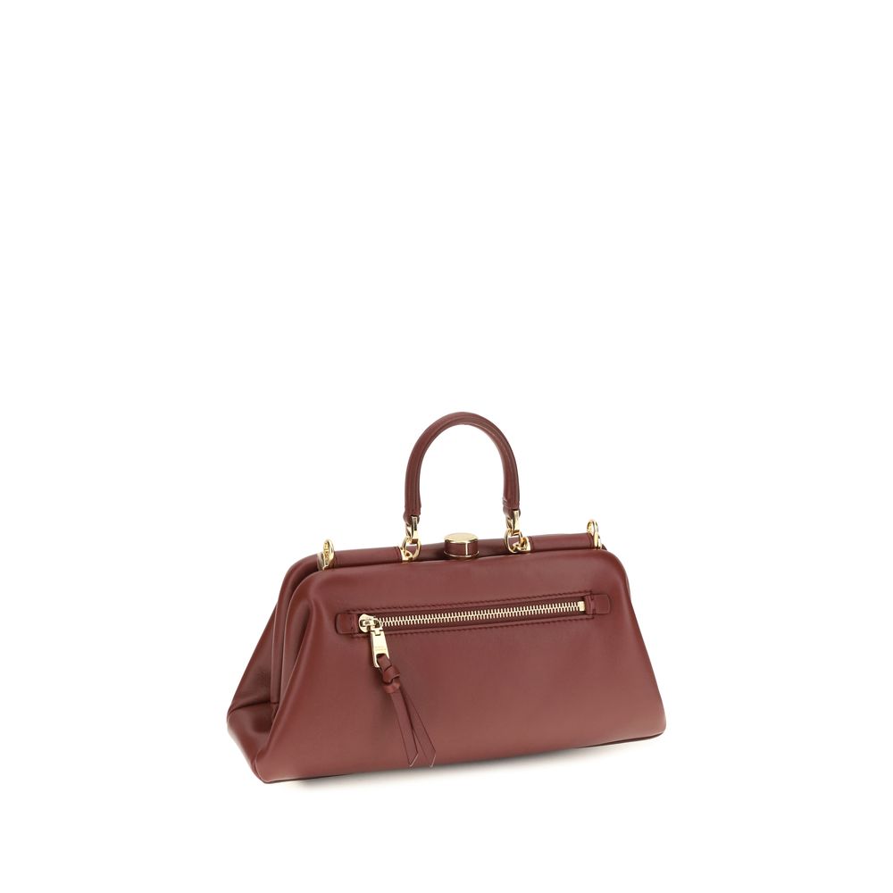 Dolce & Gabbana Handtasche aus rotem Lammleder (Ovis Aries)