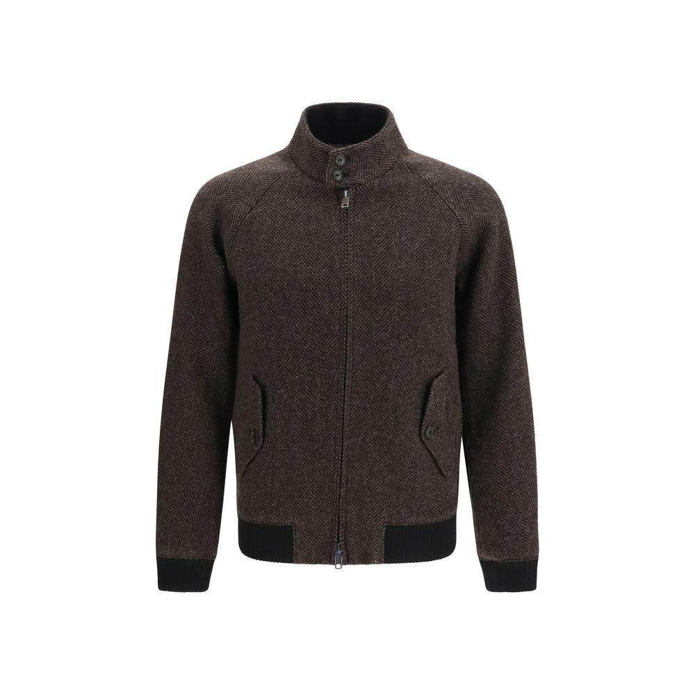 Baracuta Mantel aus Viskose in Braun